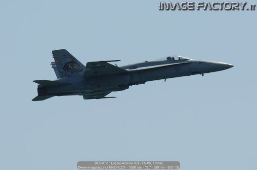 2005-07-15 Lugano Airshow 032 - FA-18C Hornet